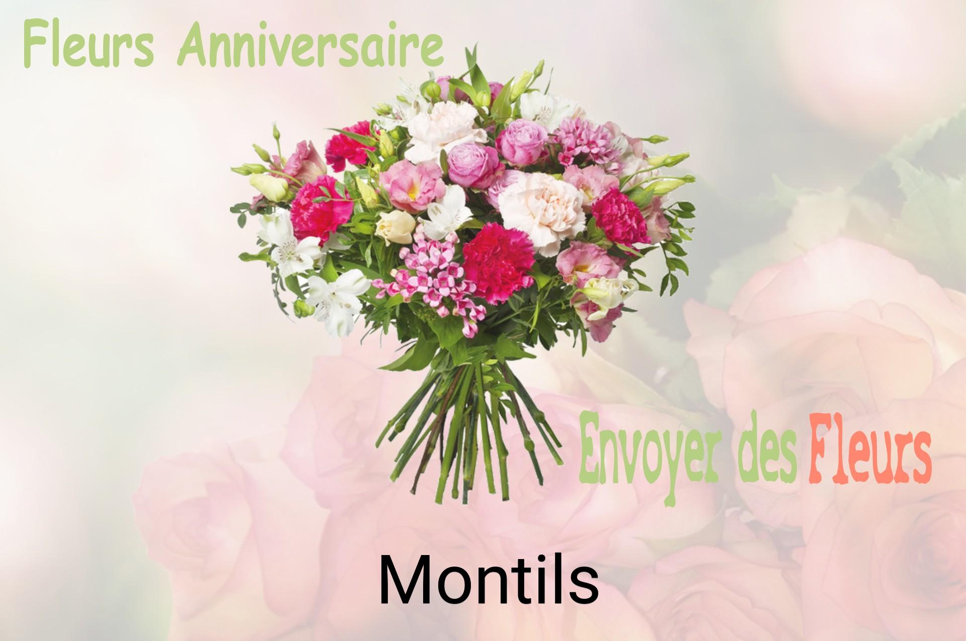 Bouquet de fleurs d’anniversaire livré à Montils